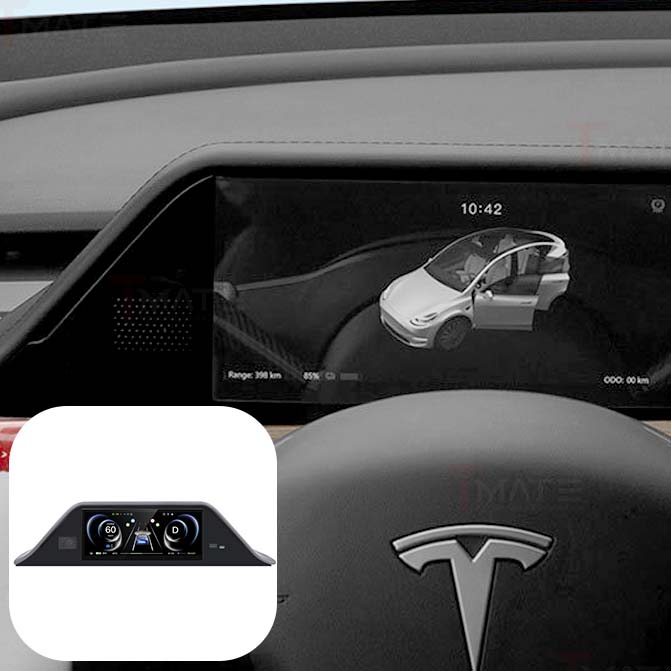 tesla display screen